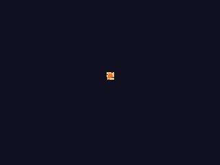 A particle burst expanding and fading
