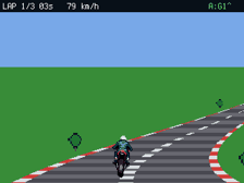 Pseudo-3D racer