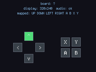 input_example.py — the on-device button test (UP and A held)