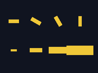 Sprite rotation and scale
